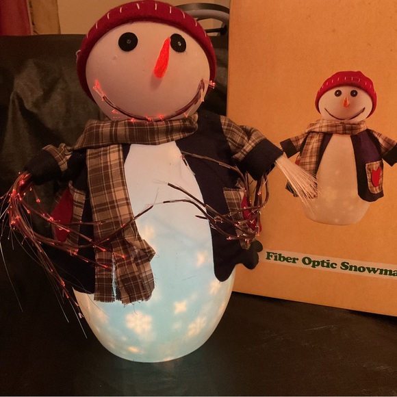 16" Fiber Optic Color Changing Christmas Mr
Snowball Snowman - Picture 3 of 11